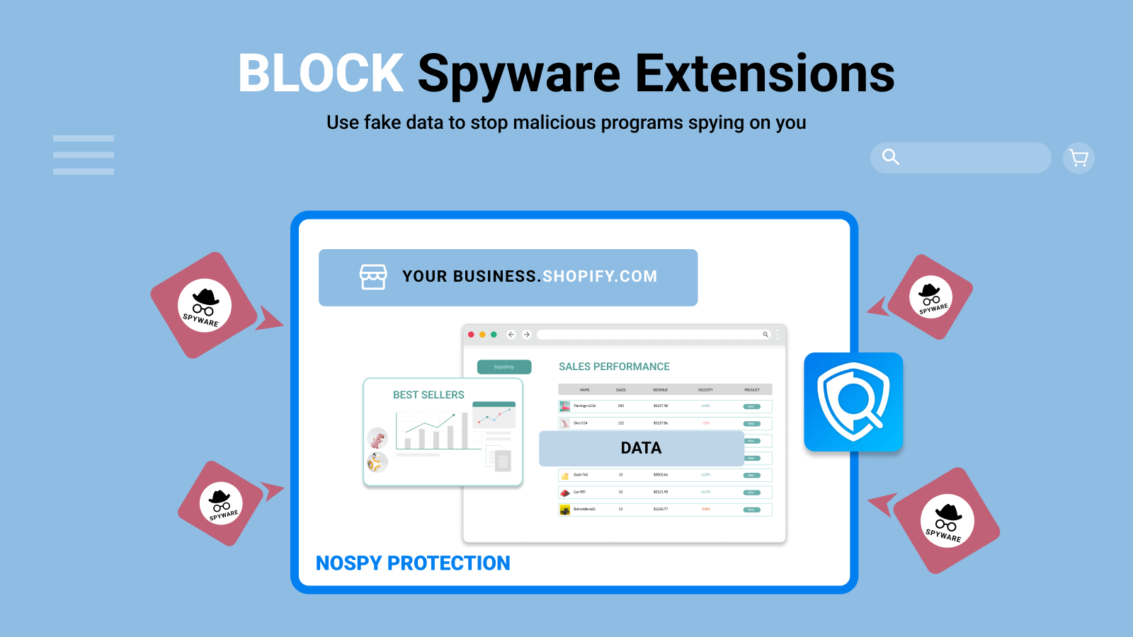 block spyware extensions